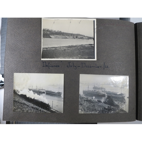 200 - ROYAL NAVY PHOTOGRAPH ALBUMSfive albums comprising two entitled Submarine Service Book 1 and 2 with ... 