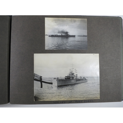 200 - ROYAL NAVY PHOTOGRAPH ALBUMSfive albums comprising two entitled Submarine Service Book 1 and 2 with ... 