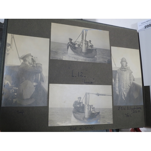 200 - ROYAL NAVY PHOTOGRAPH ALBUMSfive albums comprising two entitled Submarine Service Book 1 and 2 with ... 