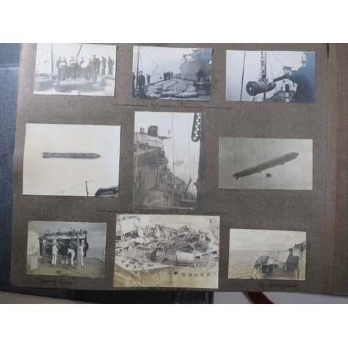 200 - ROYAL NAVY PHOTOGRAPH ALBUMSfive albums comprising two entitled Submarine Service Book 1 and 2 with ... 