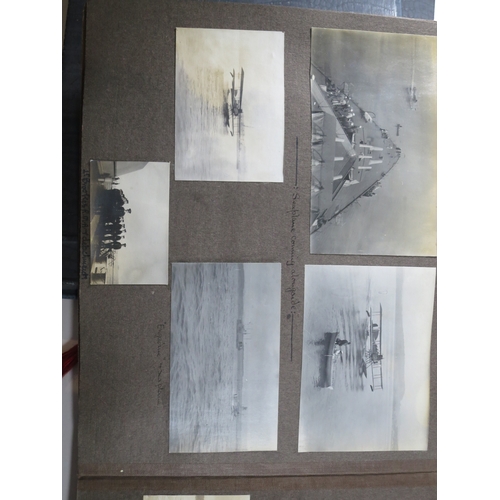 200 - ROYAL NAVY PHOTOGRAPH ALBUMSfive albums comprising two entitled Submarine Service Book 1 and 2 with ... 