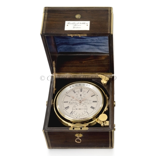 292 - TWO-DAY MARINE CHRONOMETER FOR P&O BY BROCKBANK AND ATKINS, LONDON, CIRCA 1880
4in. silver dial ... 