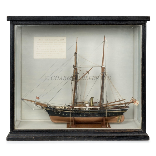 209 -  AN HISTORICALLY INTERESTING SAILOR'S MODEL FOR H.M. AUSTRALIAN STATION SURVEY VESSEL DART, CIRCA 19... 