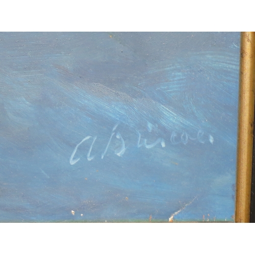 248 - δ RICHARD WILLIS (BRITISH, B. 1924)
M.T.B. '758' at speed
Signed and dated 'Richard Willis 1988'
Oil... 