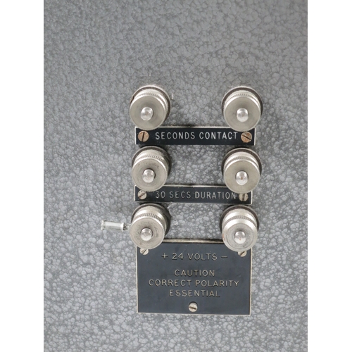 285 - AN ELECTRO-MECHANICAL MASTER CLOCK BY THOMAS MERCER, CIRCA 1961
the 5½in. silvered dial signed as pe... 