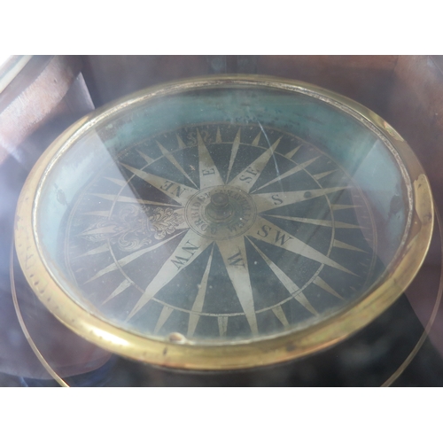 204 - AN HISTORICALLY INTERESTING DRY CARD BINNACLE COMPASS FROM THE ROYAL YACHT OSBORNE
the 5½in. compass... 