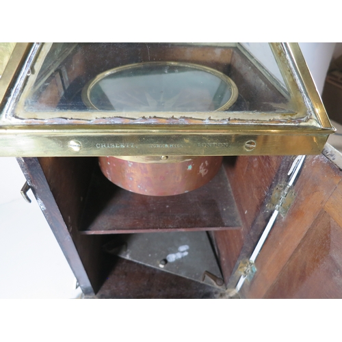 204 - AN HISTORICALLY INTERESTING DRY CARD BINNACLE COMPASS FROM THE ROYAL YACHT OSBORNE
the 5½in. compass... 