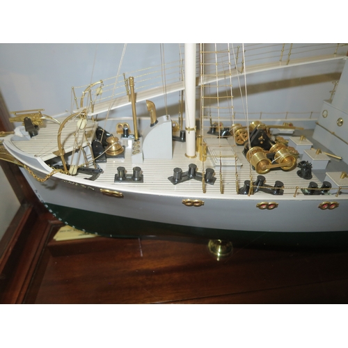 91 - A RARE BUILDER'S MODEL FOR THE WHALER SHUSA, BUILT BY SMITH'S DOCK CO. LTD. FOR THE SOUTH GEORGIA CO... 