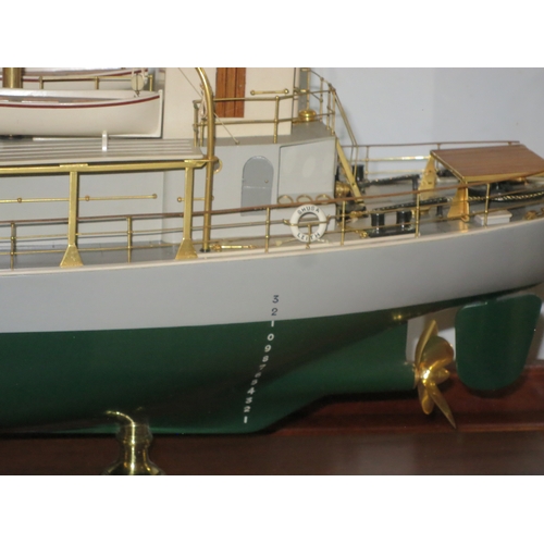 91 - A RARE BUILDER'S MODEL FOR THE WHALER SHUSA, BUILT BY SMITH'S DOCK CO. LTD. FOR THE SOUTH GEORGIA CO... 