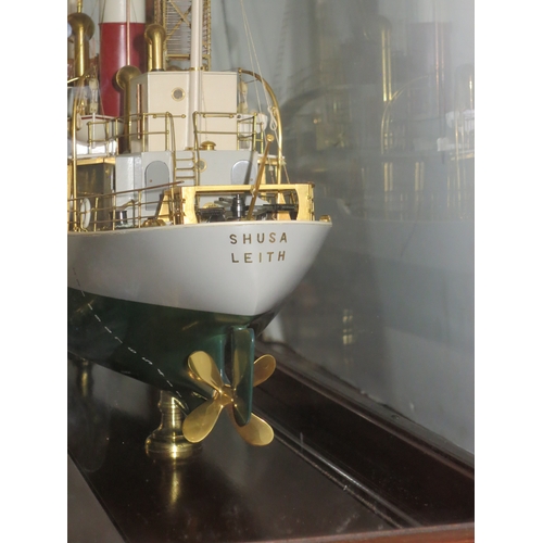 91 - A RARE BUILDER'S MODEL FOR THE WHALER SHUSA, BUILT BY SMITH'S DOCK CO. LTD. FOR THE SOUTH GEORGIA CO... 