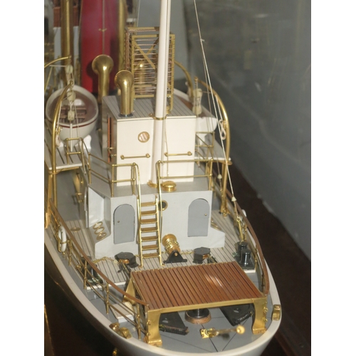 91 - A RARE BUILDER'S MODEL FOR THE WHALER SHUSA, BUILT BY SMITH'S DOCK CO. LTD. FOR THE SOUTH GEORGIA CO... 