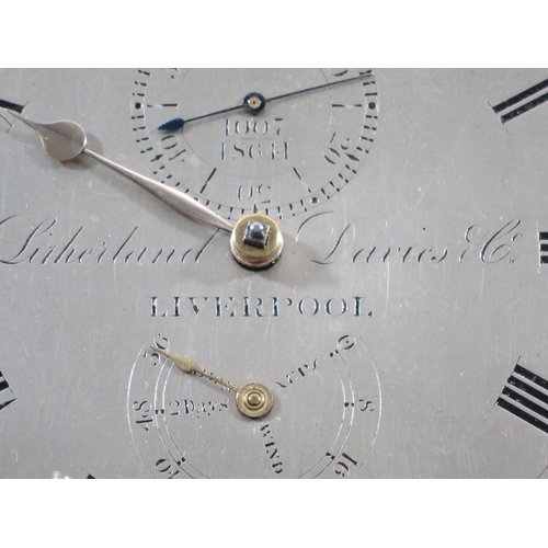 286 - A 2 DAY CHRONOMETER MOVEMENT BY LITHERLAND DAVIES & CO., LIVERPOOL, CIRCA 1845
3in. silvered dia... 