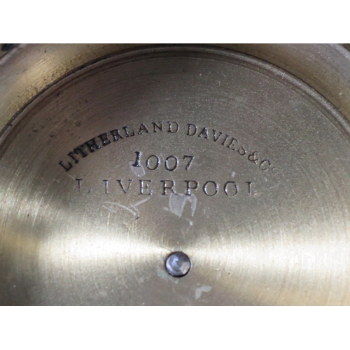 286 - A 2 DAY CHRONOMETER MOVEMENT BY LITHERLAND DAVIES & CO., LIVERPOOL, CIRCA 1845
3in. silvered dia... 