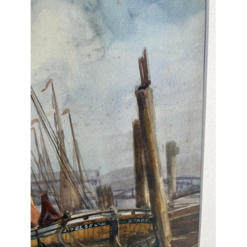 1 - JOHN FRANCIS RENNIE (19TH-20TH CENTURY)
Low Tide in the Harbour
Signed and dated 'John F. Rennie. 19... 