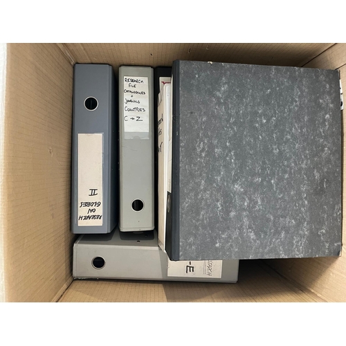136 - SCIENTIFIC INSTRUMENT RESEARCH MATERIALS
comprising approximately 20 folders containing research inf... 