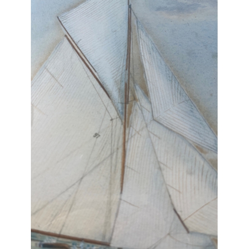 18 - GERINGHAM*** (BRITISH SCHOOL, 19TH-20TH CENTURY)
Studies of the Royal Yacht Squadron's 'Britannia' a... 