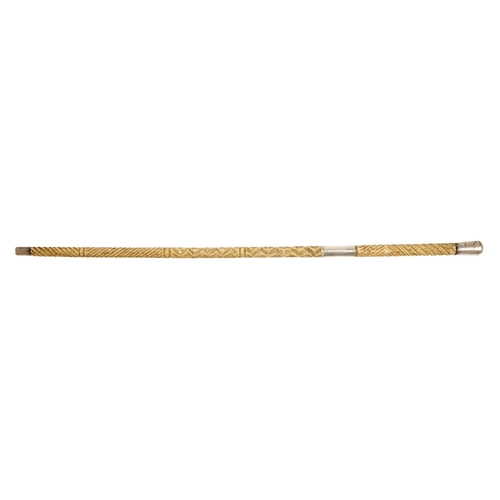 23 - Ø A PRESENTATION BAND CONDUCTOR'S BATON FOR THE ROYAL ENGINEERS, CIRCA 1880
the tapering whalebone b... 