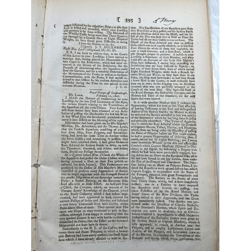 79 - LONDON GAZETTE COVERING DANDARELLES 1807
The official report in a complete issue of the London Gazet... 