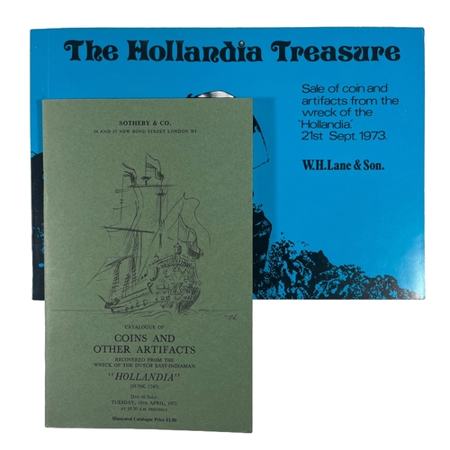 9 - HOLLANDIA SALVAGE SALE CATALOGUES SIGNED BY THE LEAD DIVER REX COWAN, 1972
comprising a Sotheby & Co... 