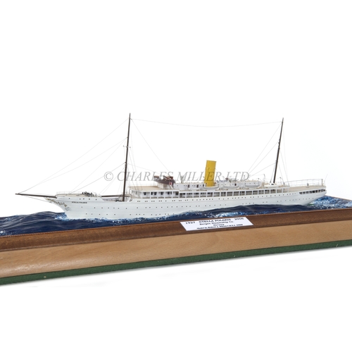 136 - A 1:384 SCALE WATERLINE MODEL OF THE CELEBRATED FIRST CLASS NORWEGIAN CRUISE SHIP STELLA POLARIS
mod... 