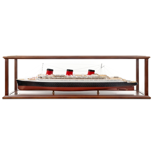 137 - A WELL-PRESENTED AND FINELY DETAILED BUILDER'S STYLE MODEL FOR THE S.S. NORMANDIE [1932]
the 75in. l... 