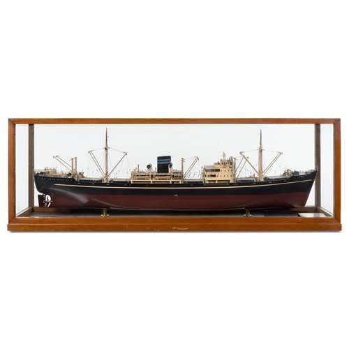 159 - A BUILDER'S MODEL FOR THE M.S. TASCO BUILT BY BURMEISTER & WAINS FOR WILH. WILHELMSEN, TØMSBERG,... 