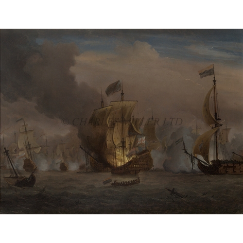 180 - ATTRIBUTED TO ISAAC SAILMAKER (DUTCH, C. 1633-1721)
Battle of Solebay, May 28th 1672
Oil on canvas
2... 