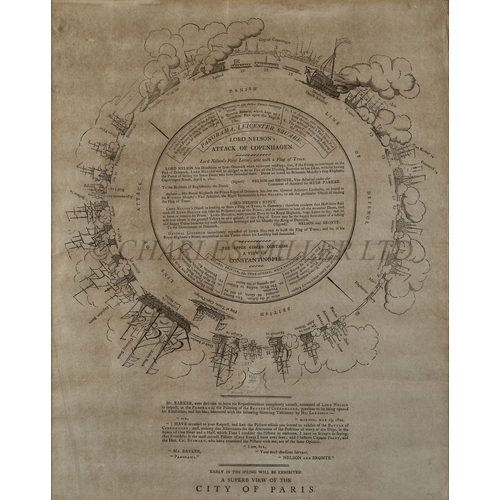 198 - FAIRBURN’S PLAN OF PARKER AND NELSON’S VICTORY BEFORE COPENHAGEN, 1801
a broadside engraved plan of ... 