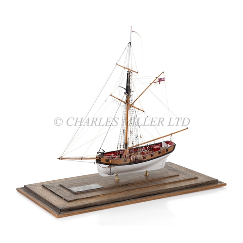 225 - A WELL-PRESENTED AND DETAILED 1:96 SCALE MODEL FOR H.M. CUTTER ENTREPRENANTE OF TRAFALGAR FAME
the 8... 