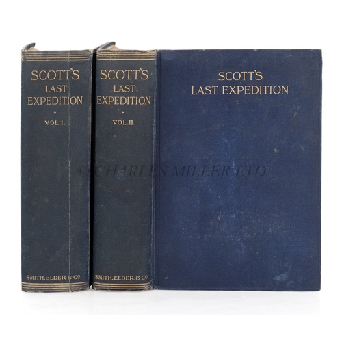 254 - 'SCOTT'S LAST EXPEDITION' BY CAPT R.F. SCOTT & DR. E.A. WILSON

two vol, first edition, photogra... 