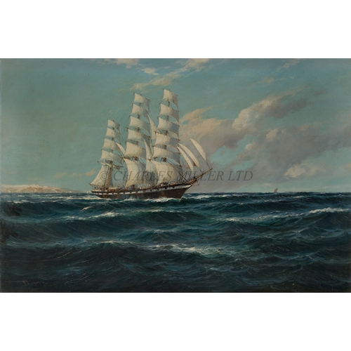 27 - δ WILFRED KNOX (R. MACGREGOR) (BRITISH, 1884-1966)
The ‘emigrant clipper’ 'Royal Family' running bef... 