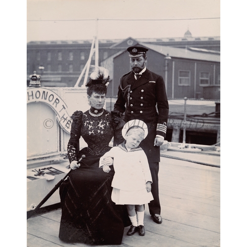 270 - AN INTERESTING PHOTOGRAPH ALBUM FROM H.M.S. CRESCENT INCLUDING IMAGES TAKEN DURING THE CAPTAINCY OF ... 