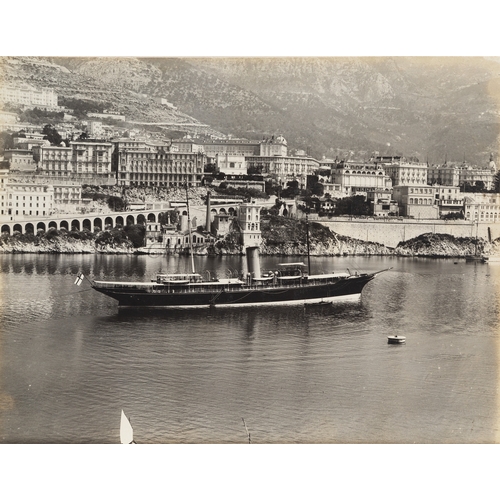 83 - PHOTOGRAPH ALBUM OF S.Y. SEMIRAMIS R.Y.S. CRUISE, 1910
May 21st to June 30th 1910, fine frontispiece... 