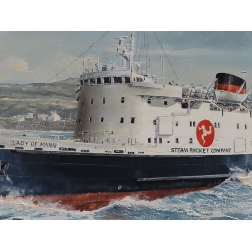 173 - δ ROBERT G. LLOYD (BRITISH, B. 1969)
The Isle of Mann Steam Packet Company's 'Lady of Mann', circa 1... 