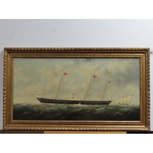 259 - GEORGE MEARS (BRITISH, 1826-1906)
The Royal Yacht 'Victoria & Albert II'
Signed and dated 'G Mea... 