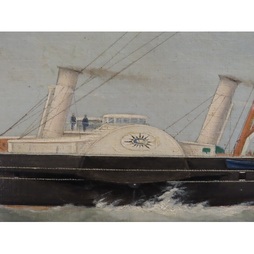 259 - GEORGE MEARS (BRITISH, 1826-1906)
The Royal Yacht 'Victoria & Albert II'
Signed and dated 'G Mea... 