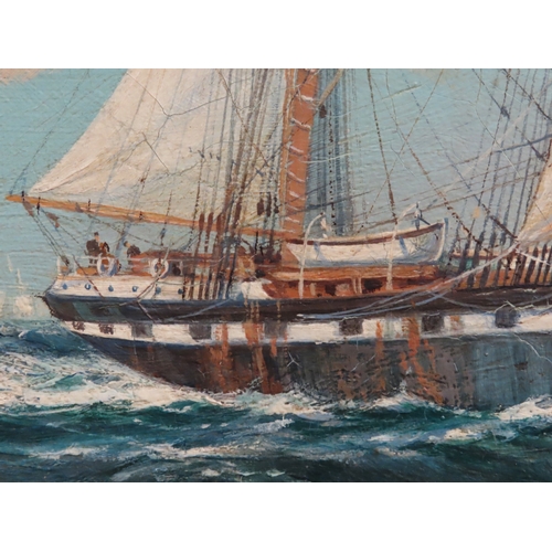 27 - δ WILFRED KNOX (R. MACGREGOR) (BRITISH, 1884-1966)
The ‘emigrant clipper’ 'Royal Family' running bef... 