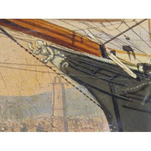 29 - ATTRIBUTED TO LUIGI RENAULT (ITALIAN, 19TH CENTURY)
Barque 'Refuge' of Brixham, John Bowden Commande... 