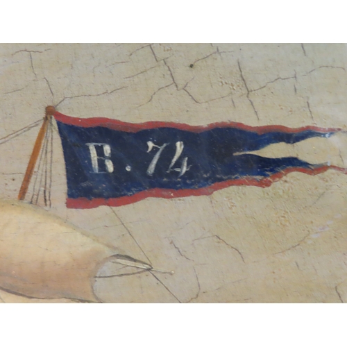 29 - ATTRIBUTED TO LUIGI RENAULT (ITALIAN, 19TH CENTURY)
Barque 'Refuge' of Brixham, John Bowden Commande... 