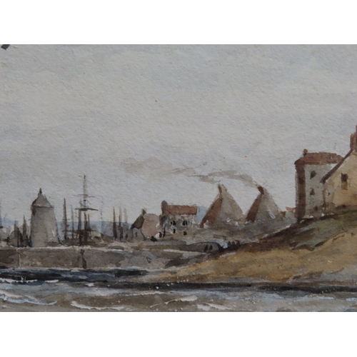 4 - THOMAS BUSH HARDY (BRITISH, 1842-1897)
Leith, from the West; Newhaven, near Leith
Signed 'T B Hardy ... 