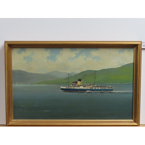 171 - δ LEONARD JOHN PEARCE (JOHN BOWER) (BRITISH, 1932-2018)
P.S. 'Caledonia' steaming in the Highlands
S... 