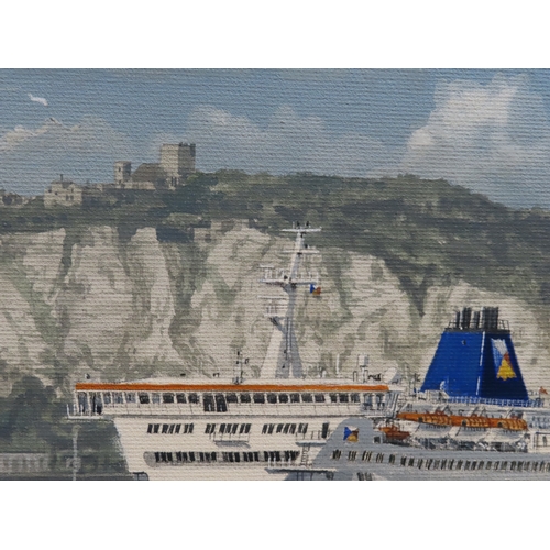 172 - δ ROBERT G. LLOYD (BRITISH, B. 1969)
The P&O cross-channel ferry 'Spirit of Britain'
Signed and ... 