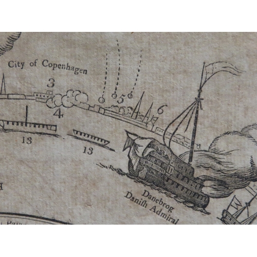 198 - FAIRBURN’S PLAN OF PARKER AND NELSON’S VICTORY BEFORE COPENHAGEN, 1801
a broadside engraved plan of ... 