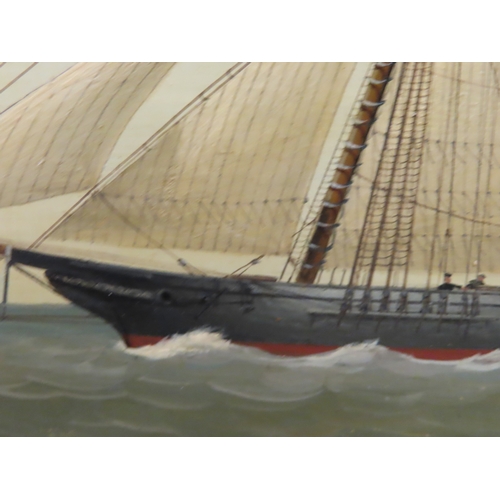 28 - δ LEONARD JOHN PEARCE (JOHN BOWER) (BRITISH, 1932-2018)
Clipper ship 'Ethiopian'
Signed 'John Bower'... 