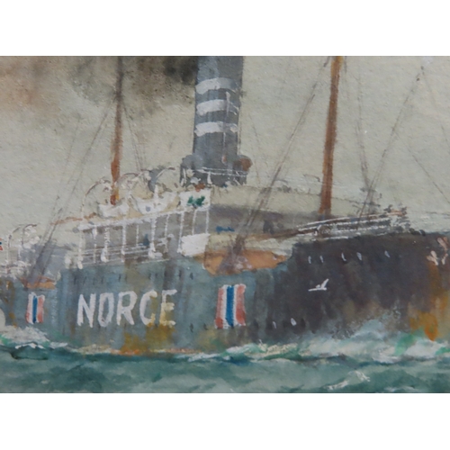 289 - WILLIAM MINSHALL BIRCHALL (BRITISH, 1884-1941)
North Sea Ships
Signed and dated 'W M Birchall 1926' ... 