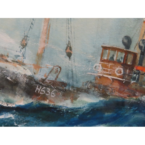 289 - WILLIAM MINSHALL BIRCHALL (BRITISH, 1884-1941)
North Sea Ships
Signed and dated 'W M Birchall 1926' ... 