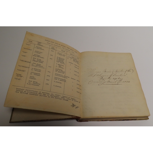 12 - ALCYONE ACCOUNT BOOK, 1824-1844
by Thomas Muir, account book for the ship Alcyone, containing inter ... 