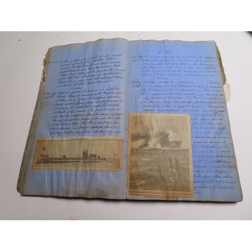 295 - LOG BOOK FOR H.M.S. INVINCIBLE, 1914-1918
by W.T. Sonnet, 27 July 1914 – 20 February 1915, including... 