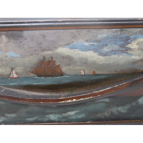 2 - A HALF MODEL FOR A WHITBY COBLE, CIRCA 1900
the 13in. hull carved and hollowed from the solid with s... 