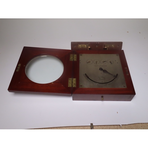 350 - A RARE CAPTAIN EDYE-PATTERN INCLINOMETER AND DISTANCE RECORDER, CIRCA 1880
with 9in. silvered square... 